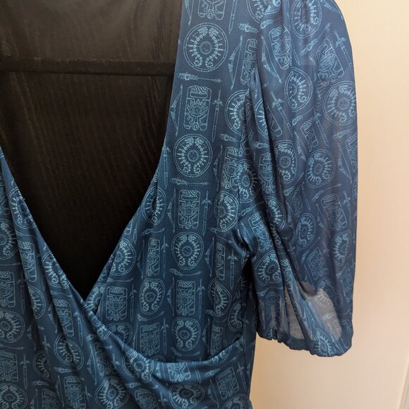 Legend of Zelda Weapons Wrap Dress -Maxi - Picture 6 of 6
